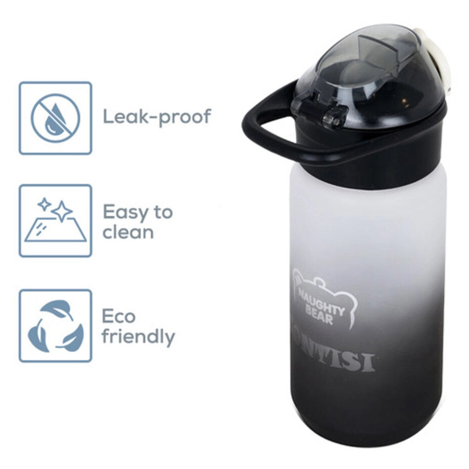 Eazy Kids Water Bottle 500ml wt Handle (Black)