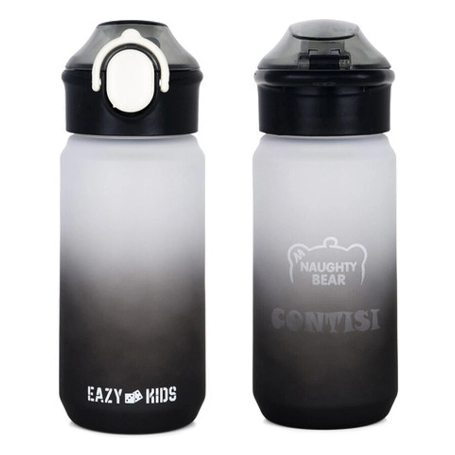 Eazy Kids Water Bottle 500ml wt Handle (Black)