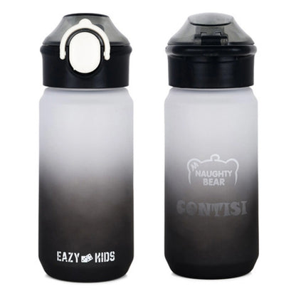 Eazy Kids Water Bottle 500ml wt Handle (Black)