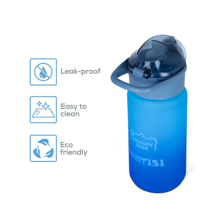 Eazy Kids Water Bottle 500ml w/ Handle (Blue)