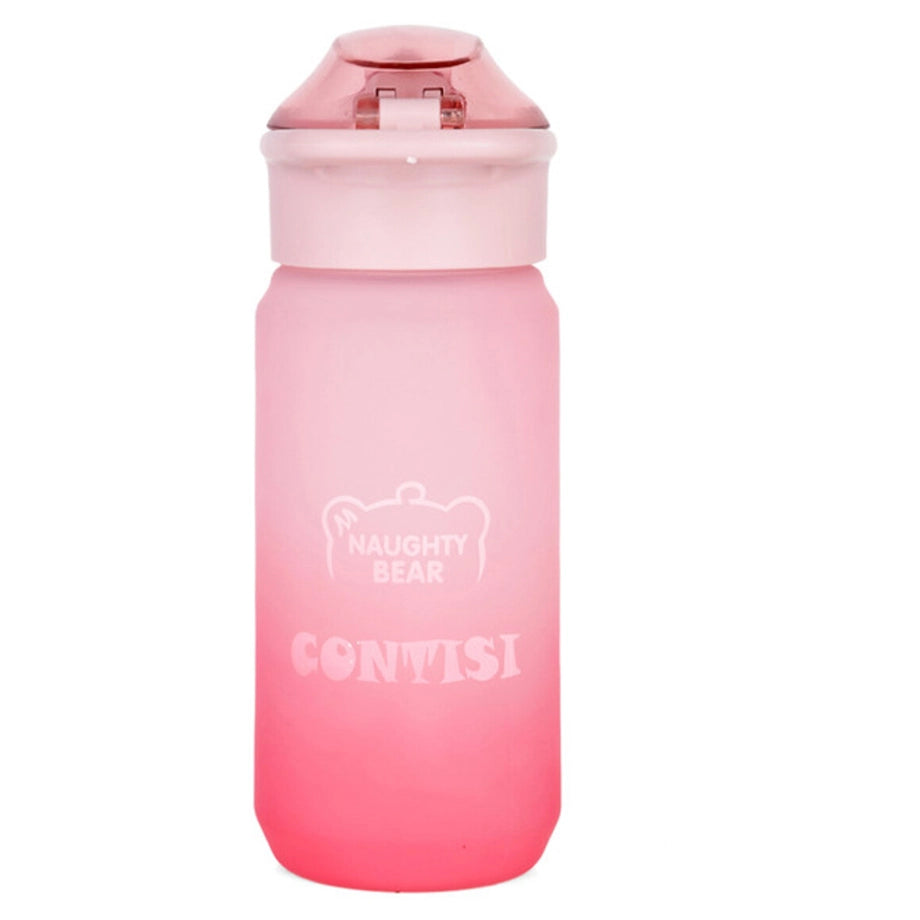 Eazy Kids Water Bottle 500ml wt Handle (Pink)