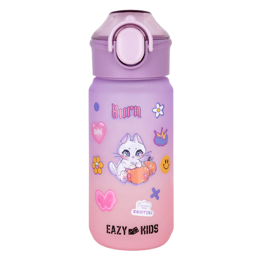 Eazy Kids Water Bottle 500ml w/ Handle (Purple)