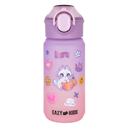 Eazy Kids Water Bottle 500ml w/ Handle (Purple)