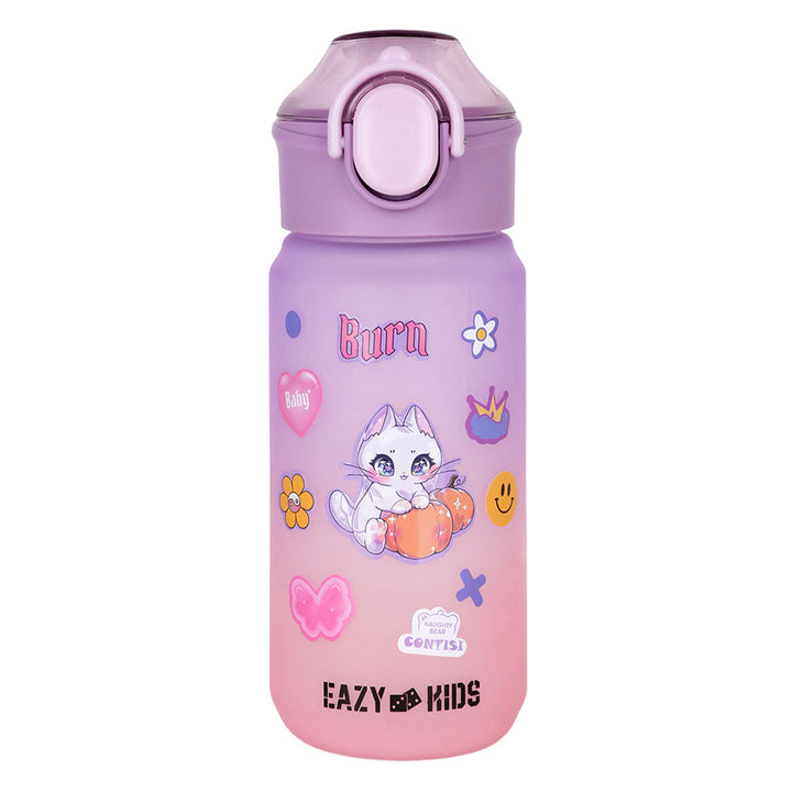 Eazy Kids Water Bottle 500ml w/ Handle (Purple)