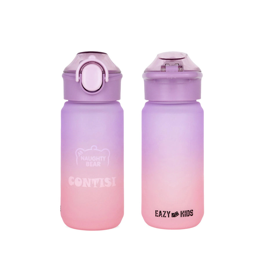 Eazy Kids Water Bottle 500ml w/ Handle (Purple)