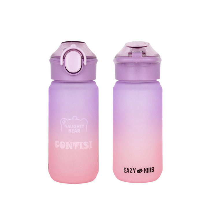 Eazy Kids Water Bottle 500ml w/ Handle (Purple)