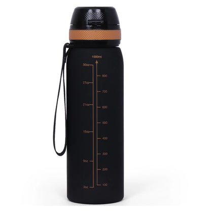 Eazy Kids Water Bottle 1000ml (Black)