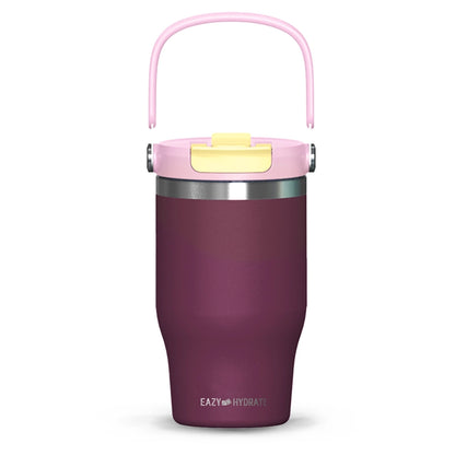 Eazy Kids Vacuum Insulated Tumbler w/handle 500ml (Purple)