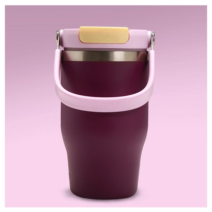 Eazy Kids Vacuum Insulated Tumbler w/handle 500ml (Purple)