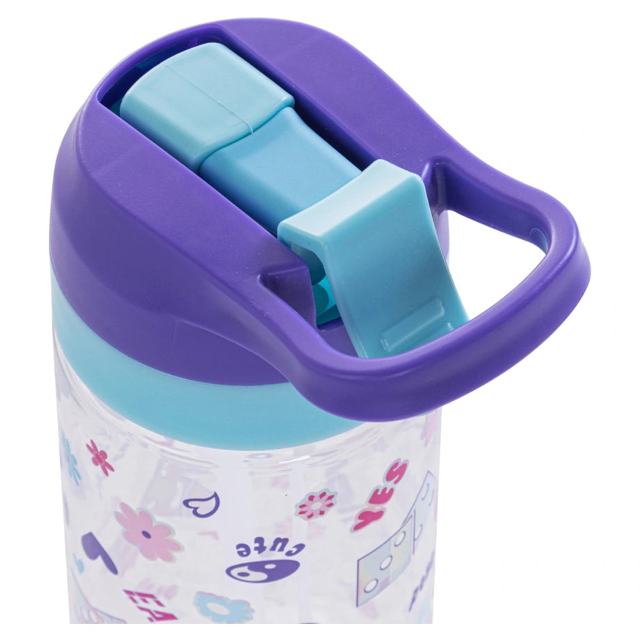 Eazy Kids Tritan Water Bottle W/Spray 500ml (Purple)