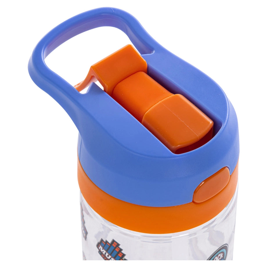 Eazy Kids Skater Tritan Water Bottle W/Spray 500ml (Blue)