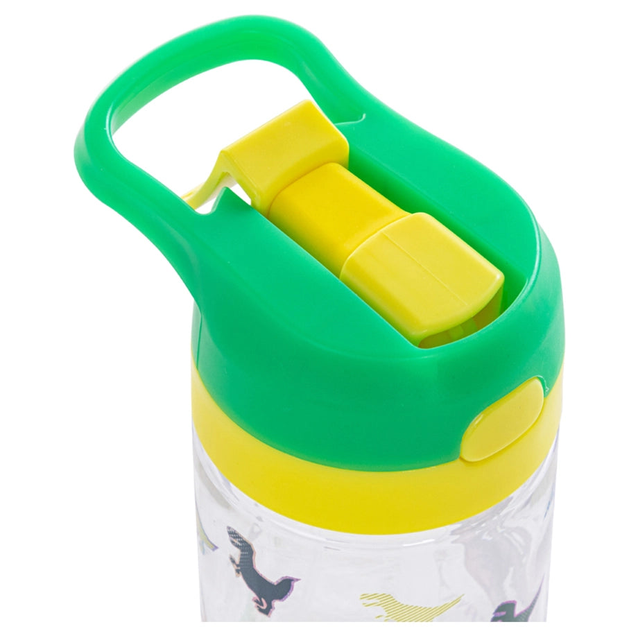 Eazy Kids Dinosaur Tritan Water Bottle W/Spray 500ml (Green)