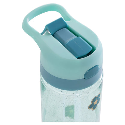 Eazy Kids Flora Tritan Water Bottle W/Spray 750ml (Gitter Green)