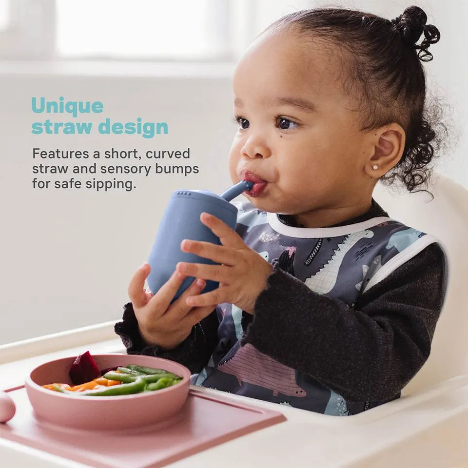 ezpz Mini Cup & Straw Training System (Indigo)