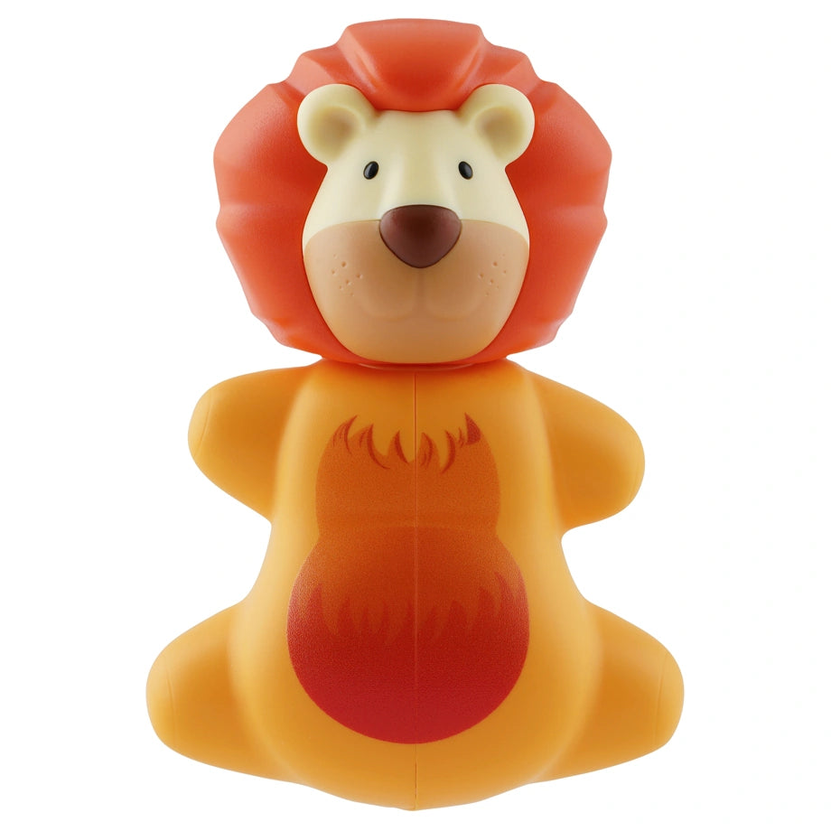 Flipper Fun Animal Hygienic Toothbrush Holder For Kids With Soft Bristle Toothbrush Lion