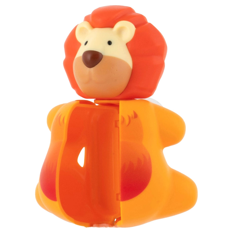 Flipper Fun Animal Hygienic Toothbrush Holder For Kids With Soft Bristle Toothbrush Lion