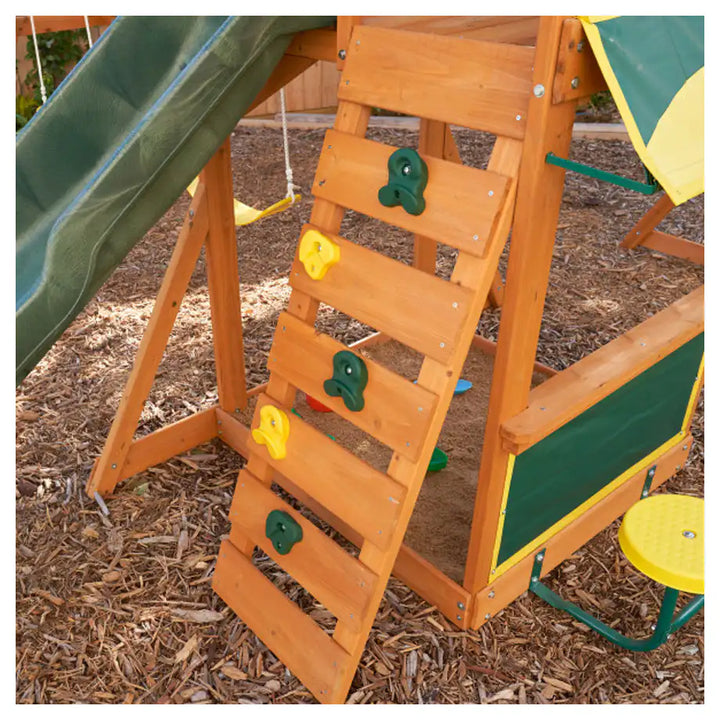 Kidkraft Brightside Wooden Swing Set & Playset