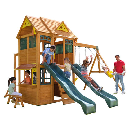 Kidkraft Overland Heights Wooden Swing Set