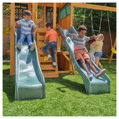 Kidkraft Overland Heights Wooden Swing Set