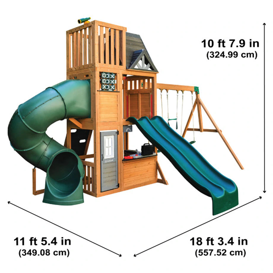Kidkraft Summit View Wooden Swing Set