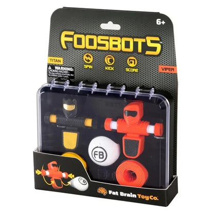 Tomy Fat Brain Toys FoosBots 2 Pack Tabletop Foosball Game