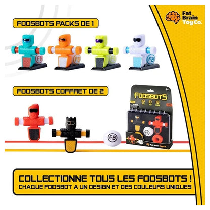 Tomy Fat Brain Toys FoosBots 2 Pack Tabletop Foosball Game