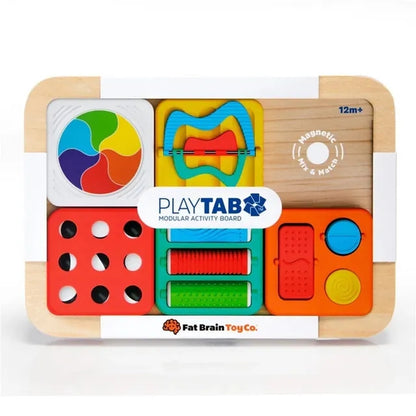 Tomy Fat Brains Toys PlayTab Base Board (Modular Sensory Activity Panel)