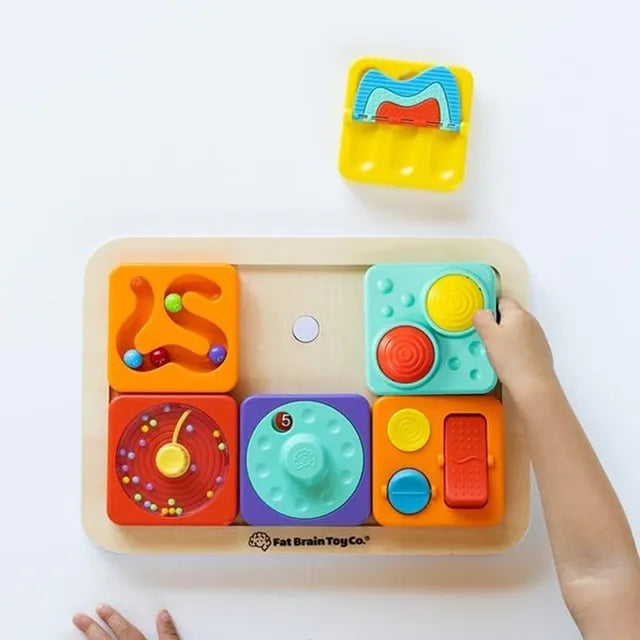 Fat Brain Toys PlayTab Base Board (Modular Sensory Activity Panel)