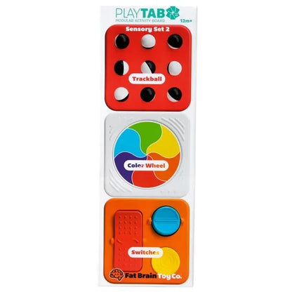Fat Brain Toys Playtab Sensory Set 2 (Modular Activity Panel for Sensory Development)