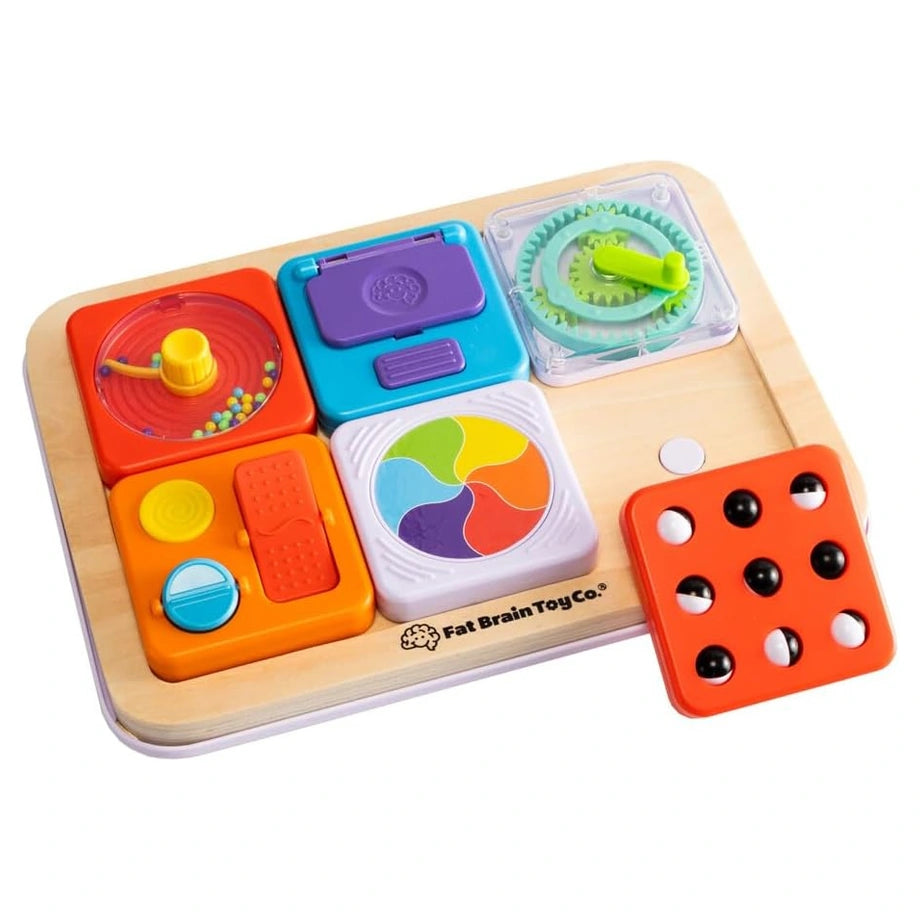 Tomy Fat Brain Toys Playtab Sensory Set 3 Modular Sensory Activity Panel
