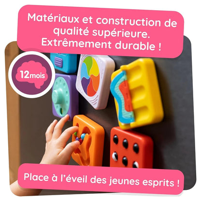 Tomy Fat Brain Toys Playtab Sensory Set 3 Modular Sensory Activity Panel
