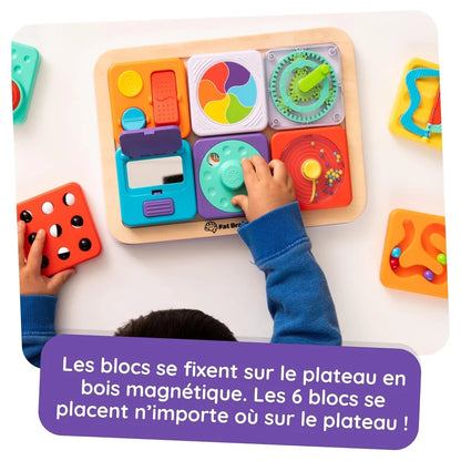 Tomy Fat Brain Toys Playtab Sensory Set 3 Modular Sensory Activity Panel