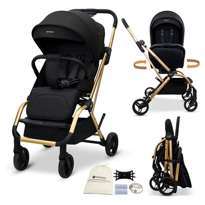 Neobreez Octa 360° Rotatable Seat Baby Toddler Stroller (Black)