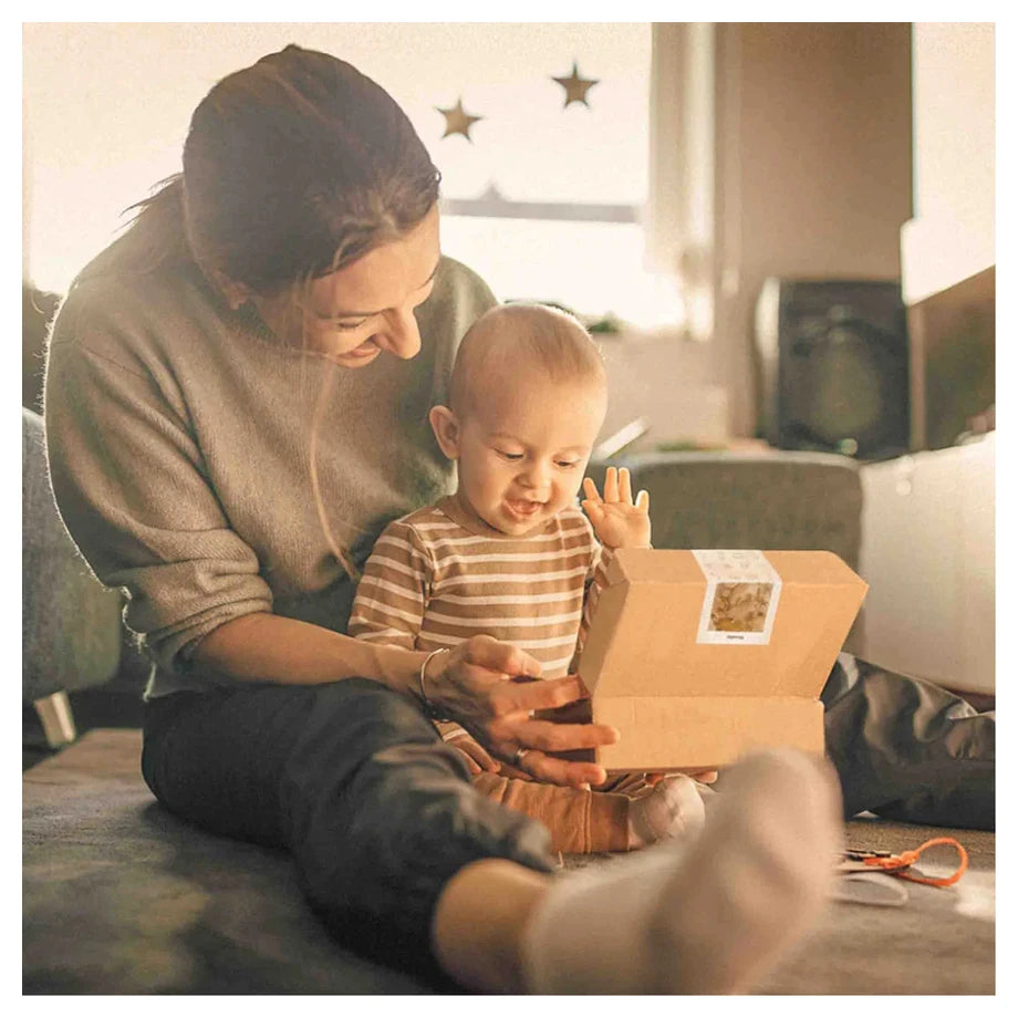 Moonkie Standard First Bites Gift Set (Croissant/Ivory)