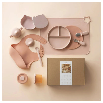 Moonkie Standard First Bites Gift Set (Blush/Muted)