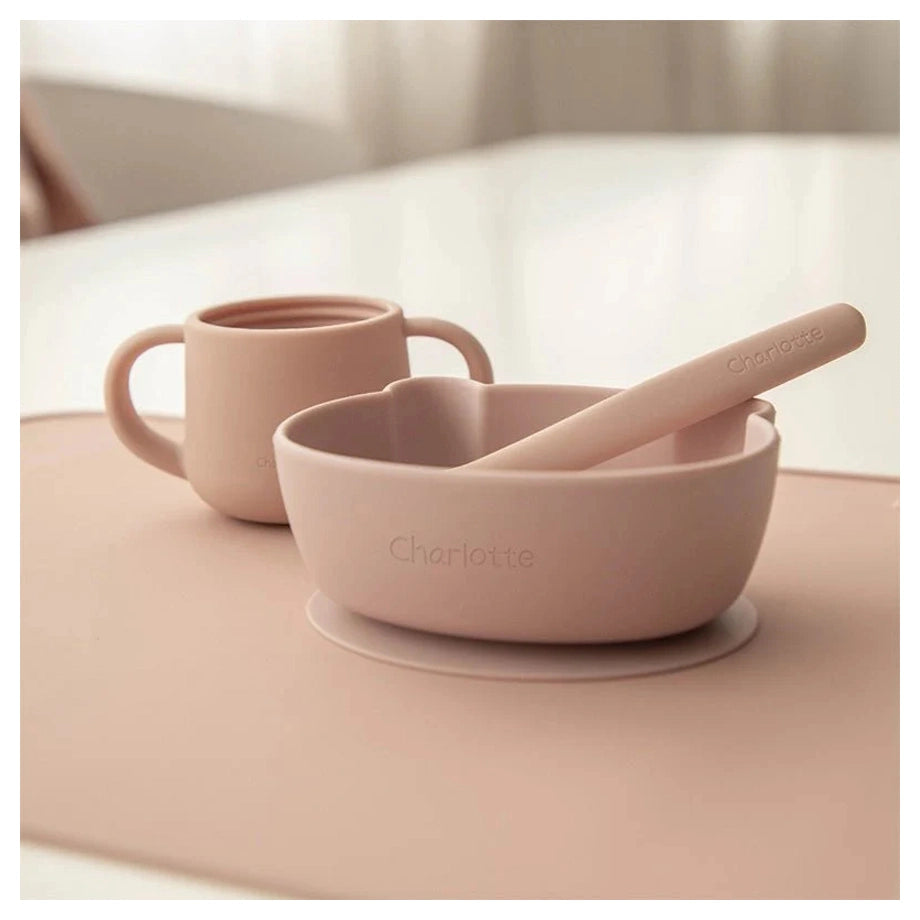 Moonkie Standard First Bites Gift Set (Blush/Muted)