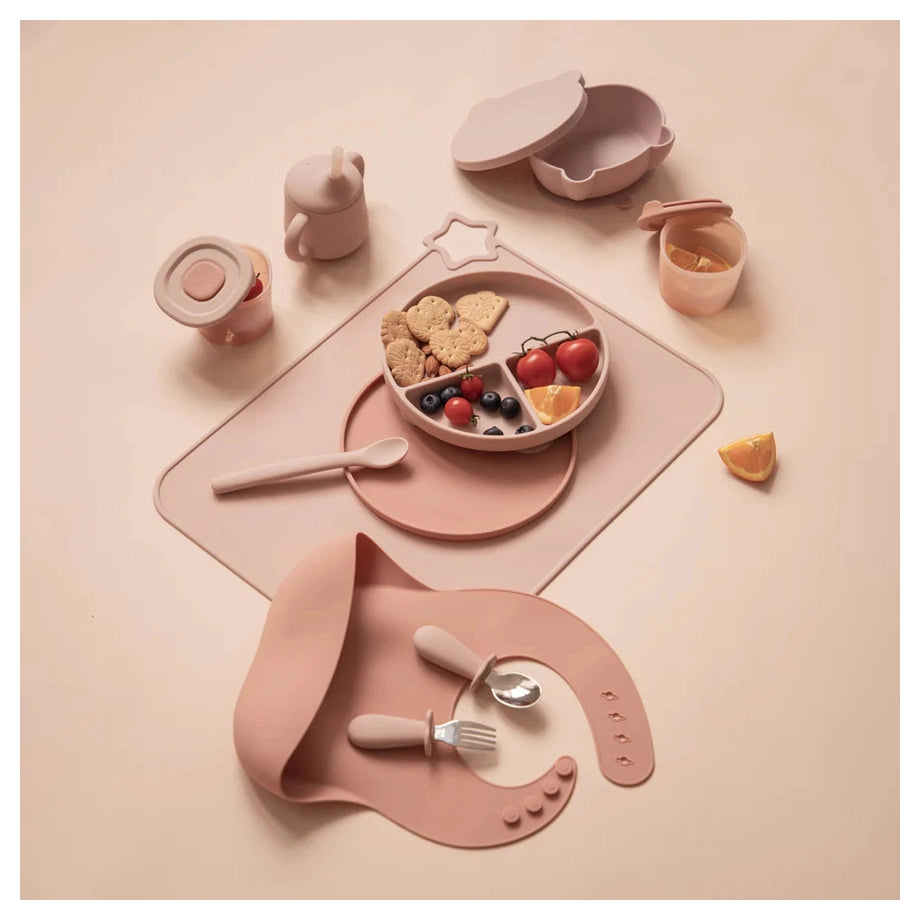 Moonkie Standard First Bites Gift Set (Blush/Muted)