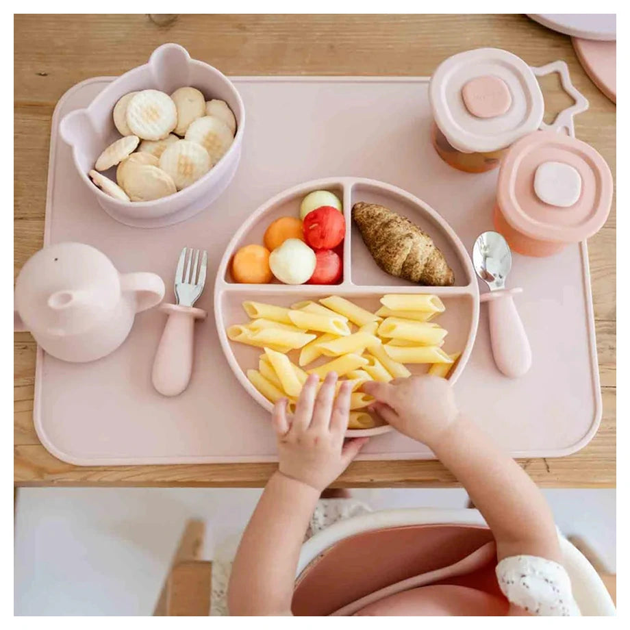 Moonkie Standard First Bites Gift Set (Blush/Muted)
