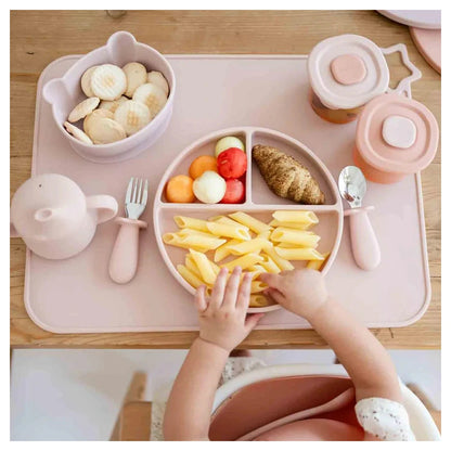 Moonkie Standard First Bites Gift Set (Blush/Muted)