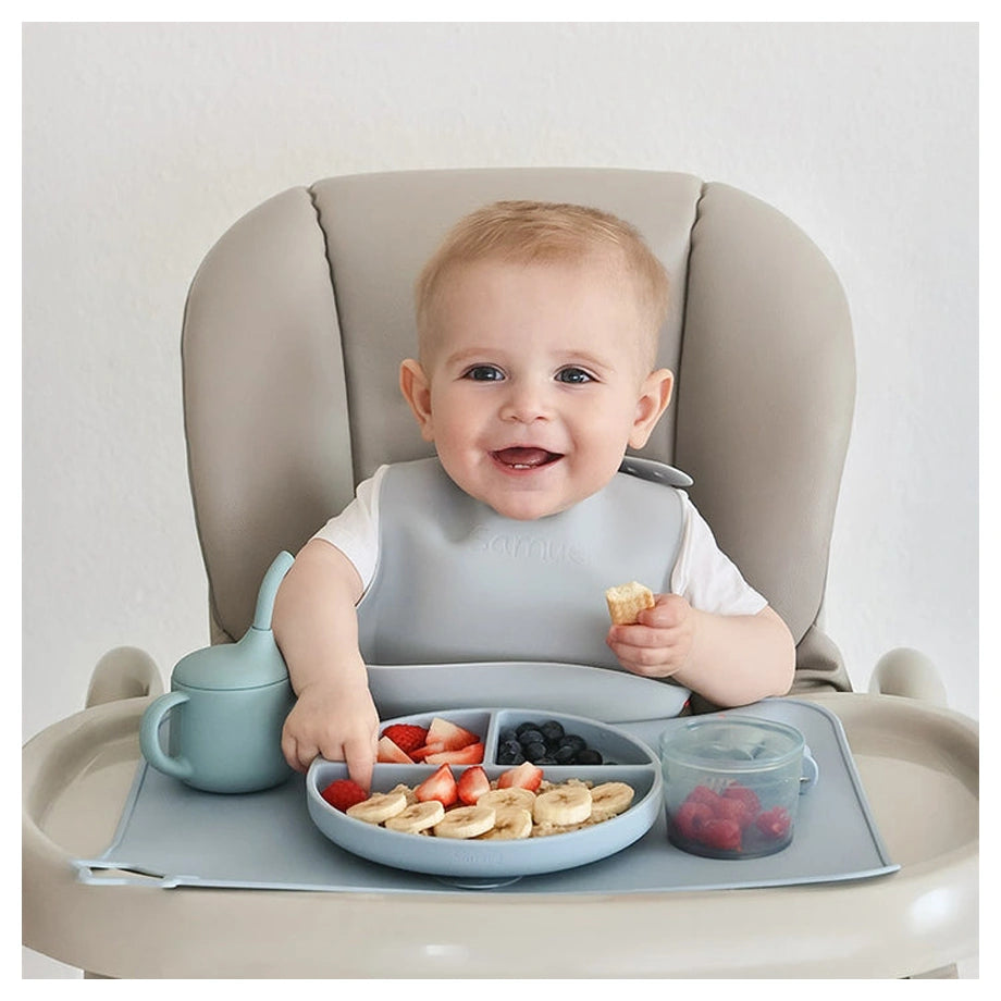 Moonkie Luxe First Bites Gift Set (Ether/Sky Blue)