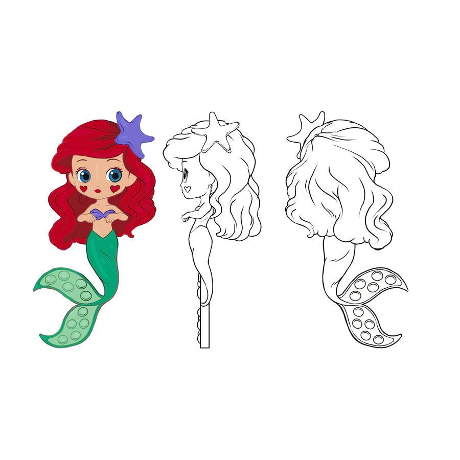 Eolo Ariel Fidget Doll With Keychain