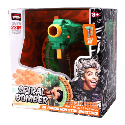 Hip Shot Battery-Operated Soft Ball Gun (22-Round)