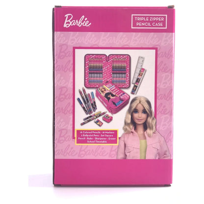 Barbie 3 Zippers Pencil Case