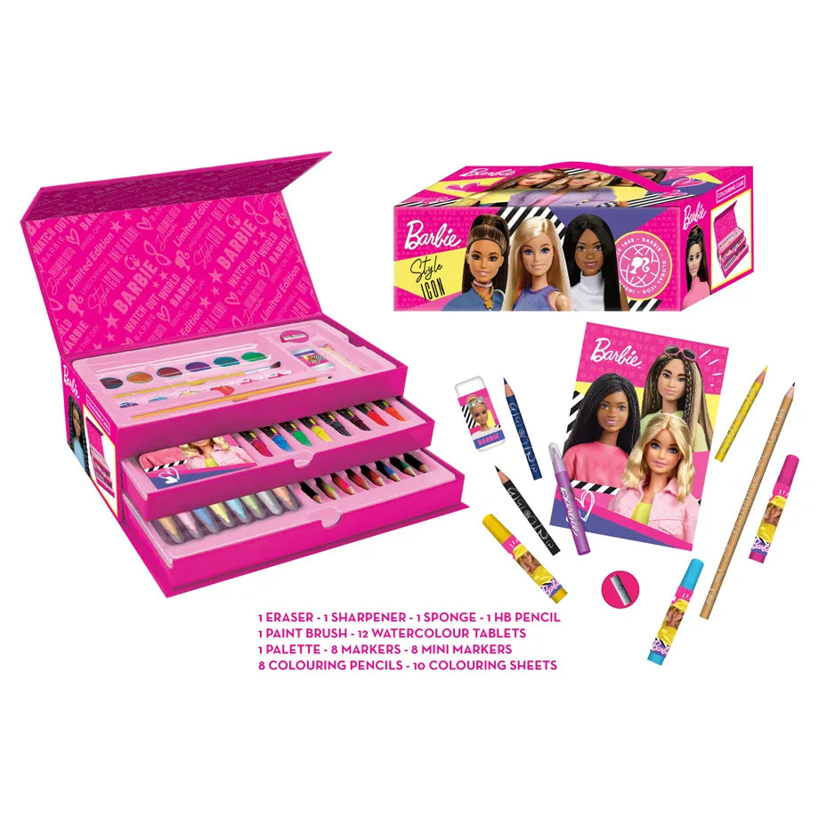 Barbie Coloring Case