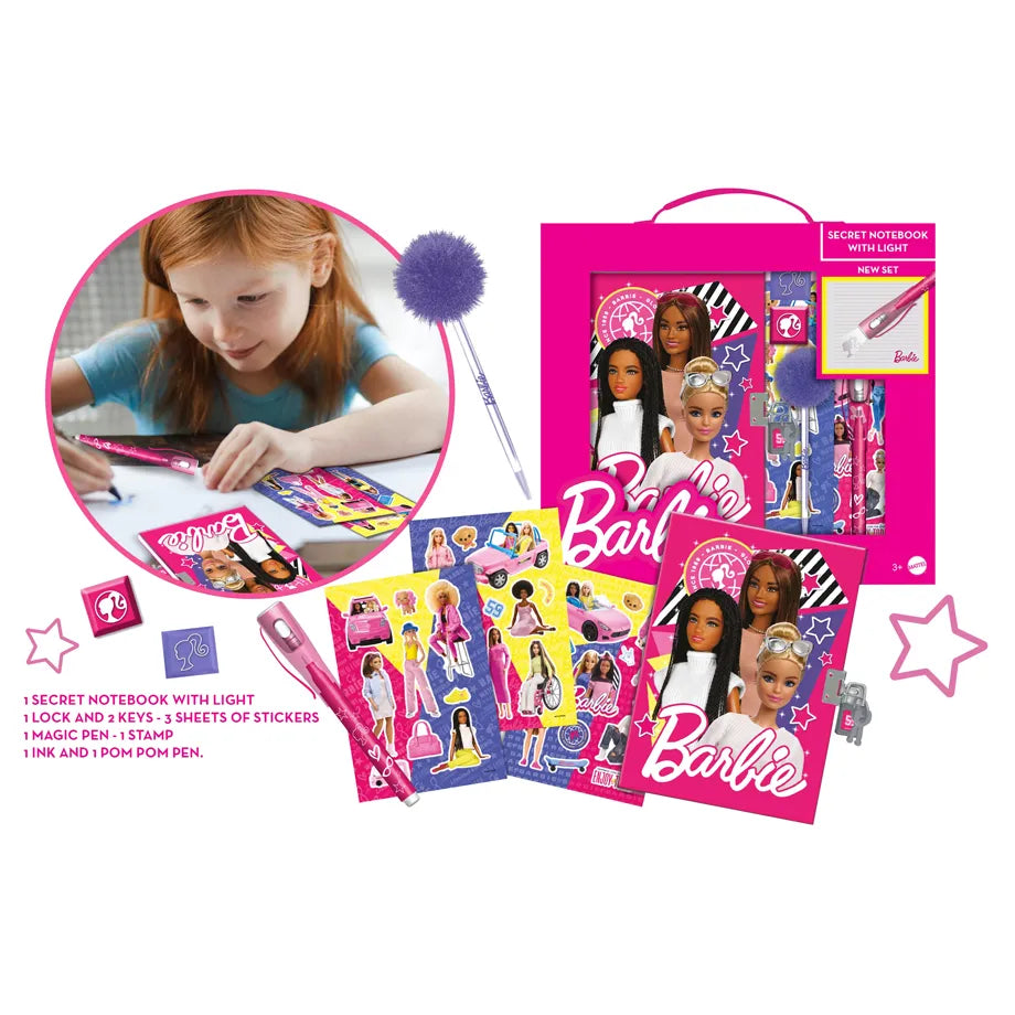 Barbie Secret Notebook with Light