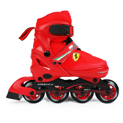 Ferrari Inline Skate With Adjustable Size Red