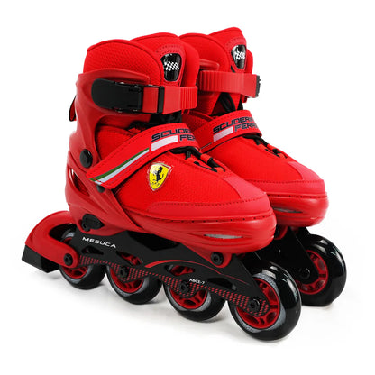 Ferrari Inline Skate With Adjustable Size Red