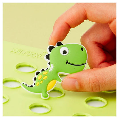 Flex & Lock Flexcharms Tyrannosaurus Lunchbox Decorations