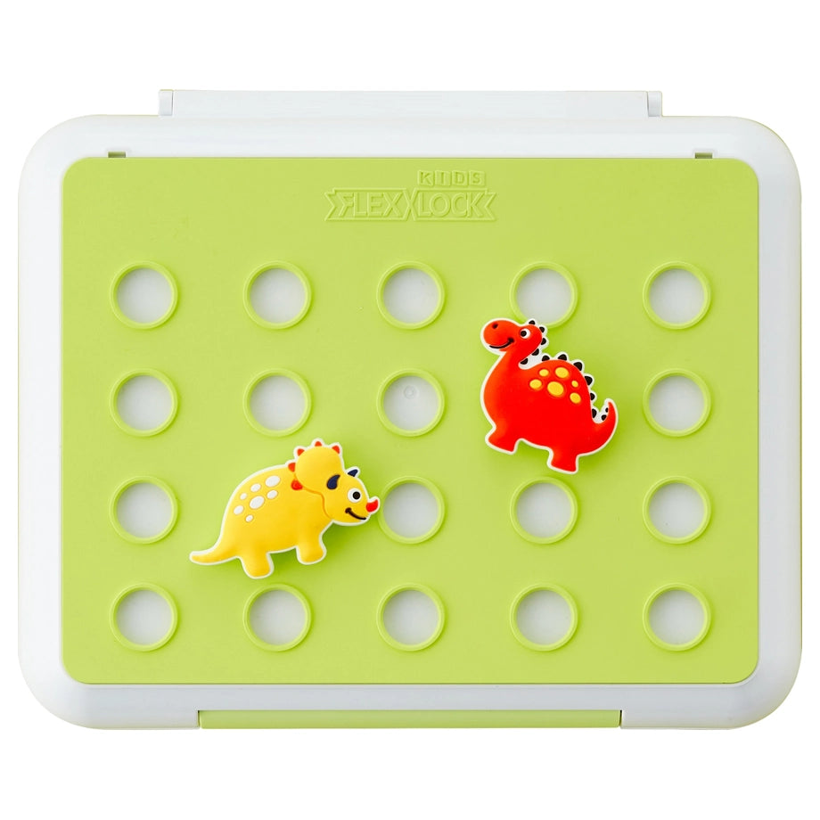 Flex & Lock Flexcharms Triceratops Lunchbox Decorations