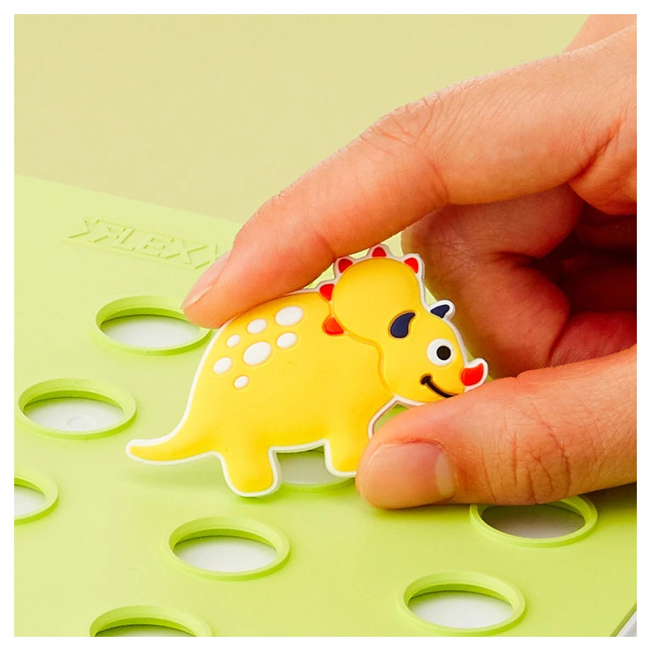 Flex & Lock Flexcharms Triceratops Lunchbox Decorations